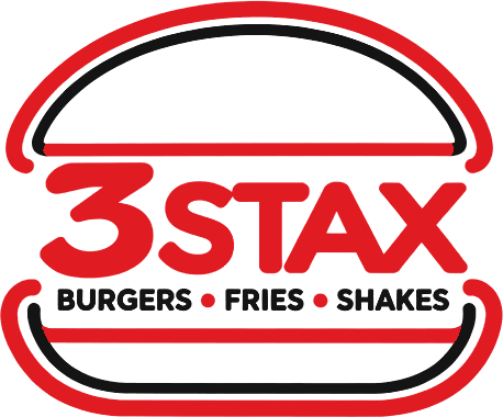 3STAX Burgers · Fries · Shakes
